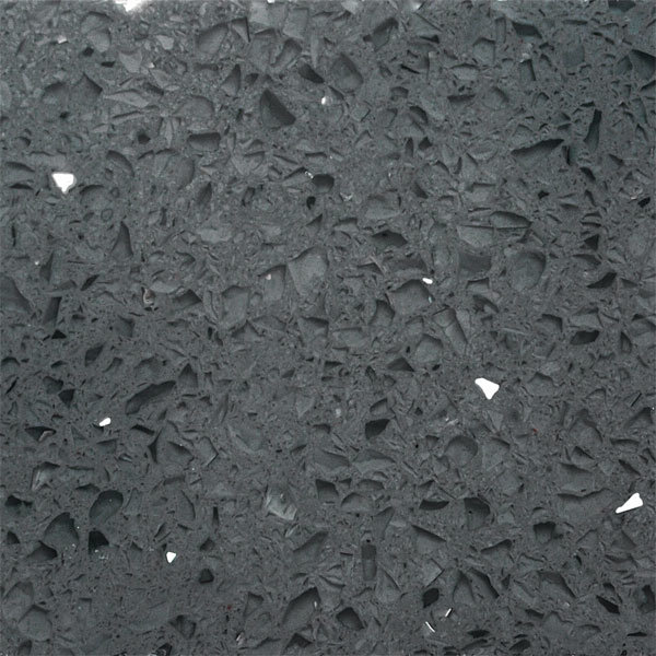 Tempesta dark grey quartz worktop