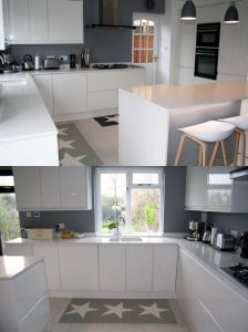 Bianco Ice 20mm Quartz worktops