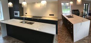 Quartz Worktop Kitchen Island